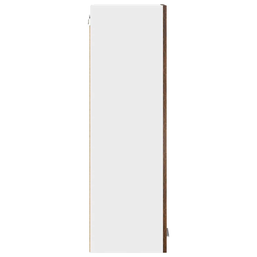 Hanging Cabinet with Shelf Riga Smoked Oak 30 x 31 x 100 cm